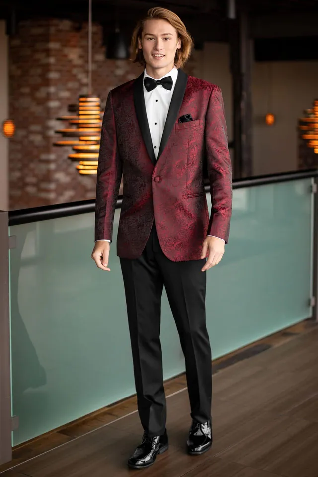 APPLE RED PAISLEY ARIES TUXEDO