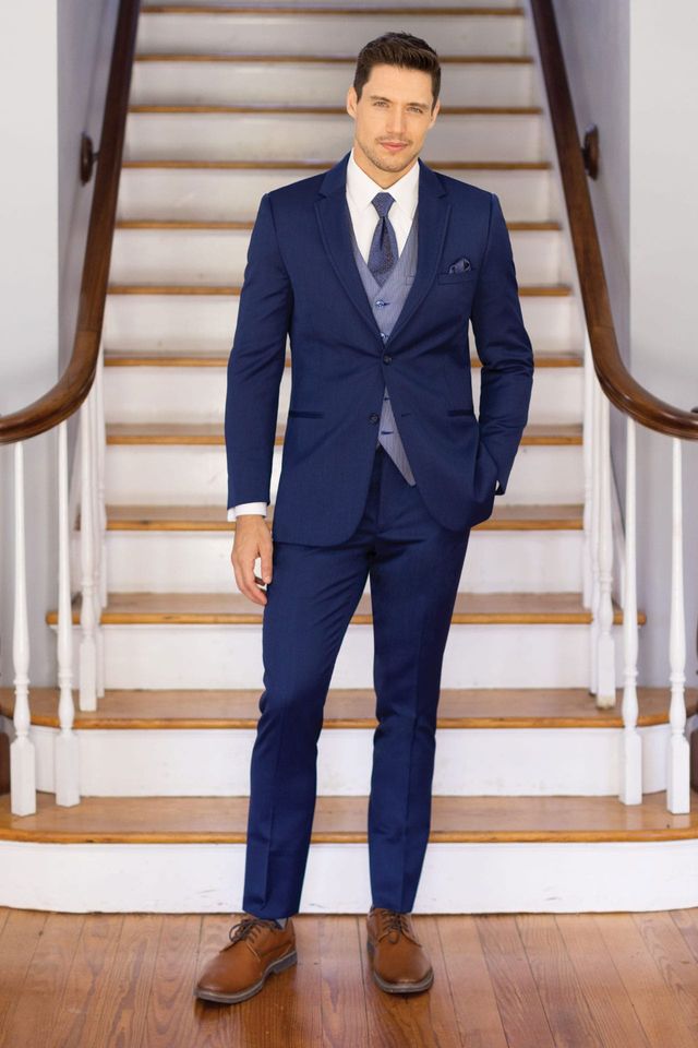 BLUE PERFORMANCE WEDDING SUIT