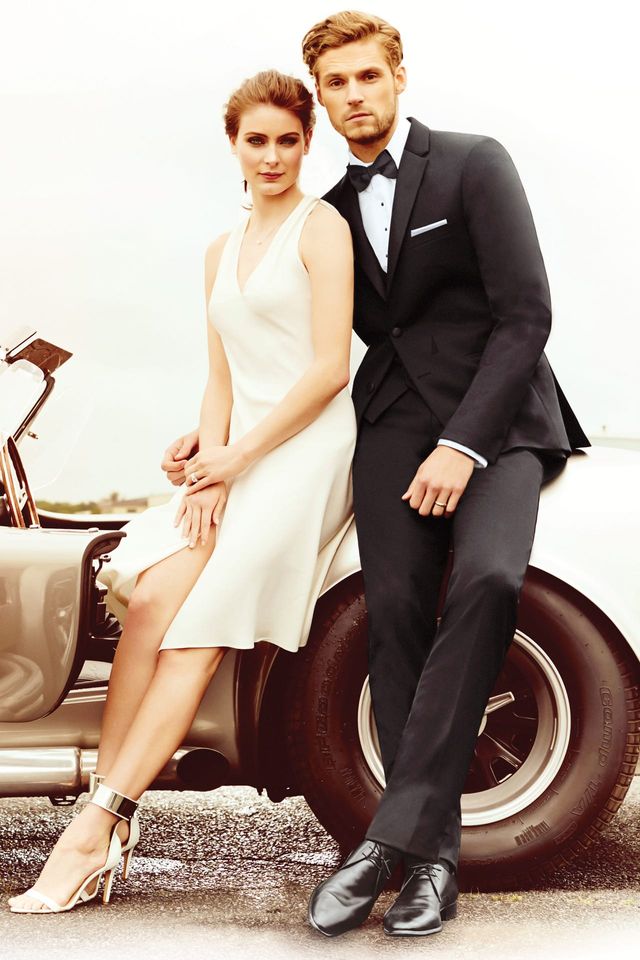 SLIM FIT BLACK BERKELEY TUXEDO