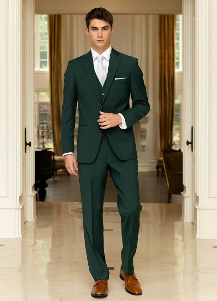 Ike Behar Evening – Hunter Green ‘Luka’ Suit